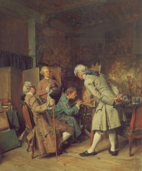 Jean-Louis Ernest Meissonier : The Lovers of Painting
